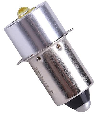 Aggiorna la Lampadina della Torcia a LED, 5W 6-24V P13.5S Parte di Ricambio della Lampadina a LED ad Alta Potenza Kit di conversione LED Lampadine per Torcia Tooling Lanterna Lampada Lavoro Sostitu
