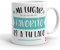 Kembilove Taza Desayuno para Parejas – Tazas Originales con Mensaje Mi lugar favorito es tu a tu lado color verde – Taza de Café y Té para Madres – Tazas de Regalo para el día de San Valentín