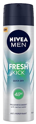 NIVEA Fresh Kick Antiperspirant Spray, 150 ml