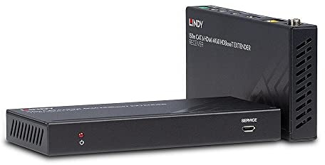 LINDY 38217 150m Cat.6 HDBaseT Extender, HDMI 4K60, IR & RS-232