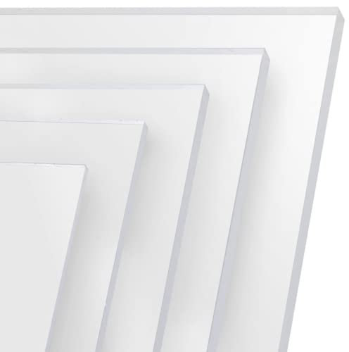 FRAMO Placa de cristal acrílico de 60 x 120 cm, corte a medida, placa de cristal acrílico transparente de 2 mm de grosor, resistente a los rayos UV, lámina de cristal acrílico por ambos lados con