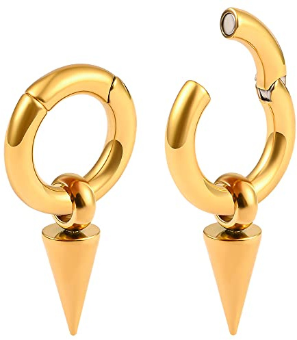 Vankula Ear Weights Ohr tunnel Gewichte Flesh Hangers Creolen Edelstahl für männer damen Ohrpiercing Gestreckte Schmuck 6mm
