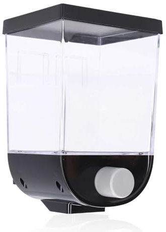 HERCHR Müslispender, Zerkleinert Keine Cerealien Beim Ausgeben, Wandmontage Cereal Dispenser Für Cornflakes, 1L Lebensmittelspender Aus Kunststoff,Cornflakes,Süßigkeiten,Süßigkeiten Und Müsli