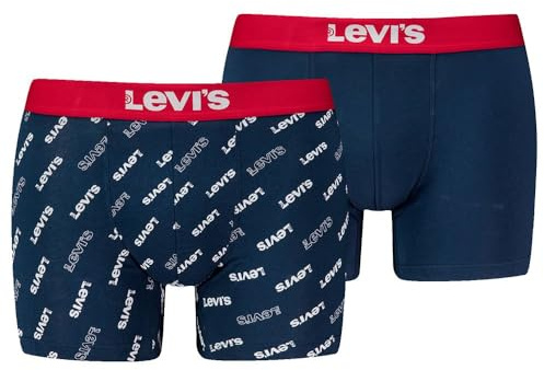 Levi's Herren Boxer Underwear, Blue/White/Red, XL