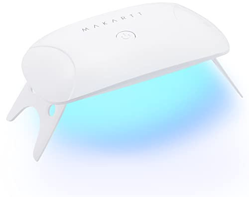 Makartt LED Mini Nail Lamp, Nail Dryer 8W UV Lamps for Gel Nails Nail Light UV Nail Lamp with 60s 120s Timer USB for Gel Nail Polish Travel Gel Nail Lamp Led Nail Lamp