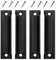 TECKI 4 Pezzi Maniglia Porta Alluminio (Nero) - Per Porte Scorrevoli, a Soffietto, Interne, Balcone, Finestra Schermo e Mobili