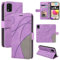 SLWYF Handyhülle Kompatibel mit LG K42/K52/K62 Hülle,LG K42/K52/K62 Hülle Leder,Etui Flip Handytasche Schutzhülle für LG K42/K52/K62, Lila