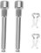 eMagTech 2 Stück Fahrrad Sattelschraube Bremsbelagschraube Schraube Y8J798060 M4 Scheibenbremse Schrauben Titanlegierungsstift mit Sicherungsringen Kompatibel mit Shimano