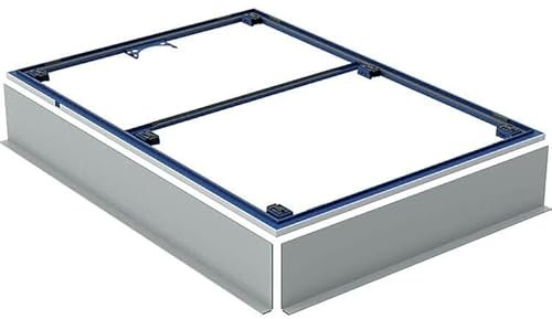 Geberit Installationsrahmen für Duschflächen Setaplano über 100 cm, für 6 Füße, 154.486.00.1, 160x100 cm, Höhe 3 cm