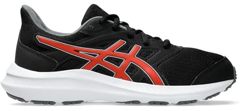 ASICS Jungen Jolt 4 Gs Sneaker, Schwarz Feuriges Rot, 35.5 EU