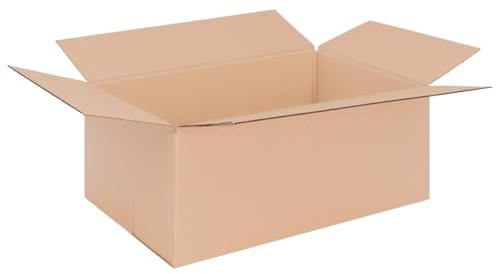 verpacking Faltkartons 500 x 300 x 200 mm KK 94 Braun [Größe und Stückzahl wählbar] 1-wellig mittelgroße Kartons 25 Stück