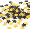 Glitzer Sterne Konfetti Schwarz Gold Streudeko Weihnachten, 250 Stück Glitzersterne Tischdeko, Sterne Confetti für Geburtstag, Hochzeit, Silvester