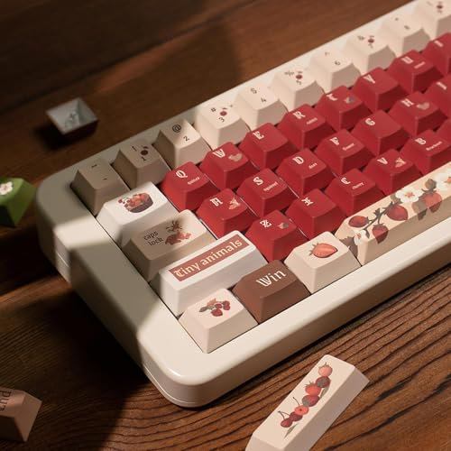 152 Pcs Custom PBT Keycaps Cherry Profile Elk Drill Pattern Keycaps with Storage Box for Cherry MX Switch Mechanical Keyboards Gateron