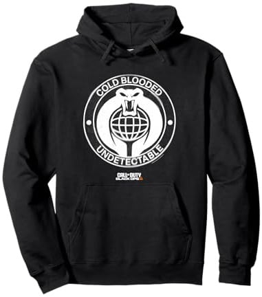 Call Of Duty Black Ops 6 Cold Blooded Undetectable Faded Sweat à Capuche
