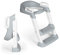 MS BabyWorld – Adaptador WC con Escalera – Asiento Acolchado para Inodoro | Plegable y con Altura Ajustable | Con Asas y Base Antideslizante | De 1 a 7 Años
