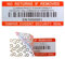 Barcode-Sicherheitsetiketten Dumb Silber PET Garantie Void Aufkleber mit Seriennummer wasserdichte Manipulationssichere Siegel Etikett (5x2cm，120pcs) (Red)
