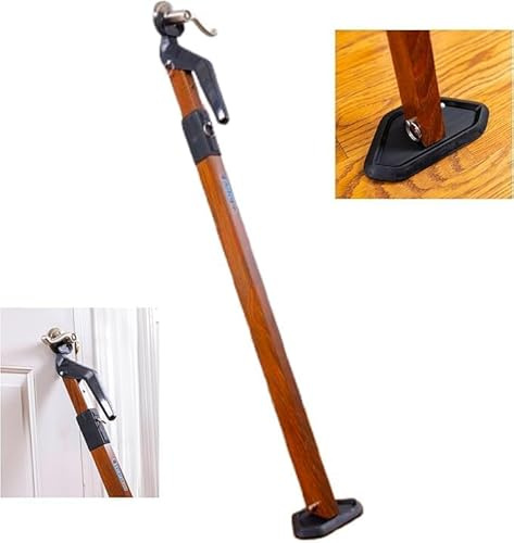 Super Heavy Duty Security Door Wood Grain Lock Bar