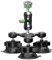 NEWFUN Kit Suppoto Ventosa Tripla Auto, supporto a ventosa per riprese sul tetto, supporto per auto in terza persona per Insta360, Adatto a tutti i tipi di auto