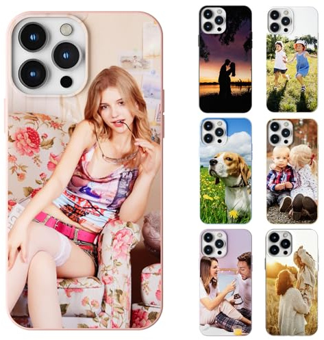 HBRYXJ Personalised Phone Cases With Photo Text For iPhone 11 Pro, Custom Picture Phone Case Design Your Own Photos Style TPU Protective Covers, Customised Gifts For Birthday,Wedding