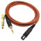 PLCPDM Câble Remplacement Durabilité Pour 701 K271 K702 K712 K171 K240S K371 Cordon Casque Avec Bougies Dorée 200cm