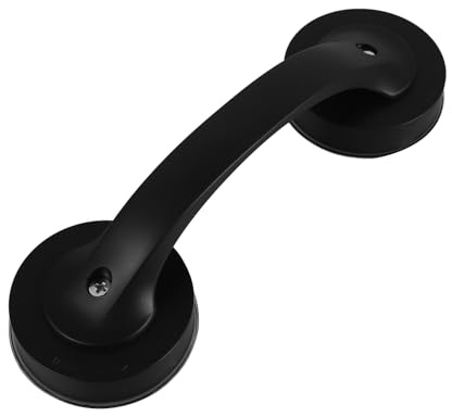 ibasenice Strong Suction Grab Bar Handle for Bathroom Safety, Non-Skid Shower and Toilet Handrail, Black Suction Cup Support for Elderly and ’s Bathtub Assistance