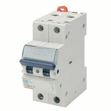 Gewiss mt – Interruttore magnetico opaco 1 polo + neutro B32 4,5 kA 2 moduli