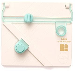 We R Memory Keepers 0633356602484 Tag Punchboard, Plastique, Multicolore, 1