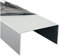 2000mm Aluminium U-Profil 20x50x20mm Kantenprofil aus 2mm Aluminium silber natur eloxiert Abdeckleiste