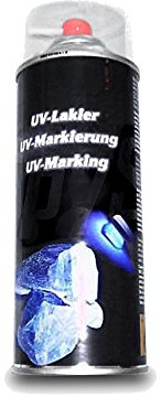 Farbloser UV-Sprühlack zum Markieren von wertvollen Gegenständen