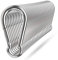 Spring Snap Hooks, 304 Stainless Steel Metal Clip Heavy Duty Rope Connector Small Snap Clamp Key Chain Link Buckle for Hammock Swing Set Outdoor Travel Camping Fishing Hiking (24 PCS, M8)