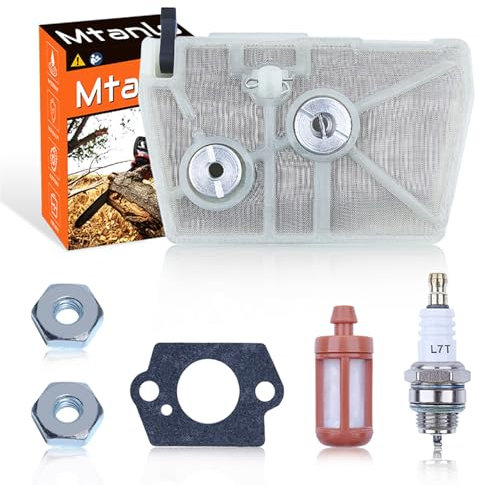 Mtanlo Kit De Service De Mise Au Point De Filtre à Air Pour Stihl 028 028av Super Wb Wood Boss 028q 028w Tronçonneuse # 11181201610 11181201611 11181201615
