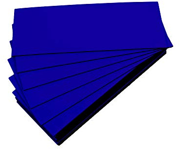 Magnet-Etiketten, Farbe Dunkelblau, Länge 5 cm, Breite 4 cm, 25 Stück