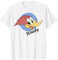 Woody Woodpecker Face Circle Logo T-Shirt