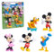 Just Play Disney Junior Mickey Mouse Mini Figures Pack of 5, 3.8-5.7 cm Collectible Figures, Kids Toys from 3 Years