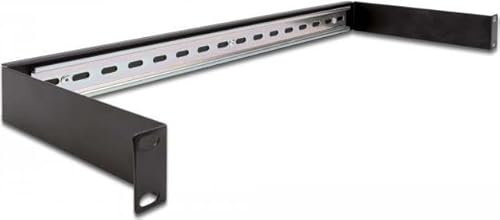 DeLOCK 66883 Cable Organizer Rack Cable Rail Black 1 pc(s), 66883