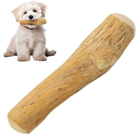 SPOT by Ethical Products - Coffee Wood Dog Chews Toy – 100% Natural Sustainably Sourced – Handmade Durable Toy for Aggressive Chewers and Puppies a Great Puppy Teething Toy Fetch Toy- Large
