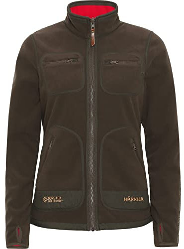 Härkila | Kamko Fleece Women | Professionelle Jagd Kleidung & Jagd Zubehör für Herren & Damen | Skandinavische Qualität Made to Last | Brown/Red, M