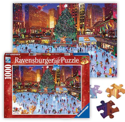 Ravensburger Rockefeller Center Joy 1000 Teile Puzzle für Erwachsene – 17132 – jedes Stück ist EIN Unikat, Softclick-Technologie bedeutet, DASS Teile perfekt zusammenpassen