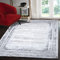 SANAT Teppiche für Wohnzimmer - Harmony - Kurzflor Teppich, Geeignet für Flur, Esszimmer, Schlafzimmer, Küche und Kinderzimmer Öko-Tex 100 Zertifizier - Natürlich-Hellgrau, 160X220 cm