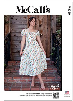 MCCALLS M8359E5 Misses' Top and Dress by Brandi Joan E5(14-16-18-20-22)