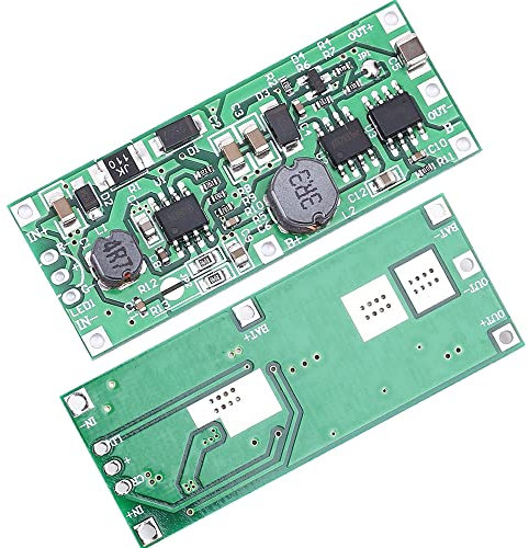 DollaTek DC UPS 5V-12V to 12V 1A Uninterrupted Charging Module 18650 Lithium Battery Boost Step Up Power Supply Voltage Converter Board
