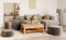 Kiki Design Couchtisch 110cm Mit 2 Schubkästen, Massivholz, Couchtisch Kernbuche Tisch Massiv 110 x 70 cm mit 2 Schubkasten, Wohnzimmer
