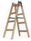 Wooden Double Step Ladder Stepladder Wooden Ladder Painter Ladder 4 Rungs