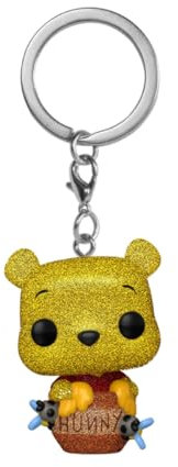 Funko Pop! Keychain: Disney Winnie The Pooh - Diamant Pailleté - Mini-Figurine en Vinyle à Collectionner Porte-clés Fantaisie - Cadeau de Noël - Idée de Cadeau - Produits Officiels - TV Fans