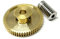 Ingranaggio a vite senza fine e vite senza fine 0.8M Set di ingranaggi a vite senza fine for turbina di precisione 1:20/30/40/50/60 denti Accessori for ingranaggi in rame a vite senza fine in acciaio