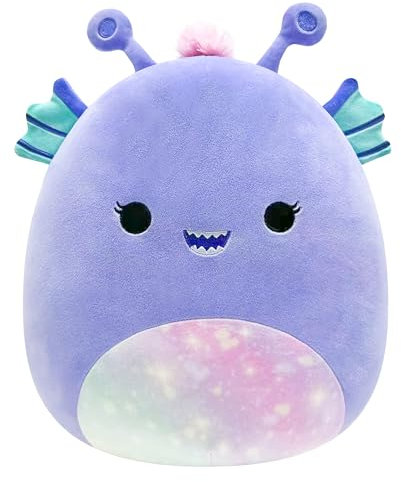 Squishmallows SQCR04580 - Roboyo der lila Wasser-Alien 30 cm, offizielles Kelly Toys Plüsch, superweiches Kuscheltier