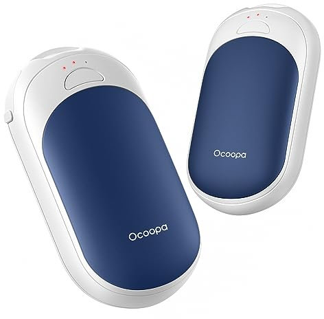 OCOOPA Magnetic Hand Warmers Rechargeable 2 Pack, AI Electric Handwarmers, Fast Heating, 3-Settings, UL Certified, Portable Heater, Gloves Fitting, Travel Essentials, Gifts Women Men, UT3 Lite