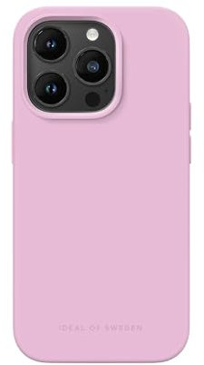 IDEAL OF SWEDEN Griffige Silikon-Handyhülle mit Einer glatten Haptik und leichtem Gefühl - Schützende stoßfeste Hülle in trendigen Farbdesigns, Kompatibel mit iPhone 14 Pro (Bubblegum Pink)