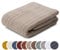 liebling Badetuch Luxus Bio Baumwolle, Serie Marseille, 770 gr. / m², 100 x 150 cm, Ökotex, 60 Grad, saugstark, schnelltrocknend, Farbe: Taupe