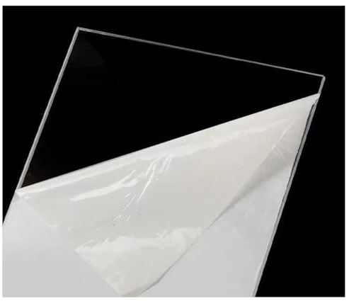 58cmx43cmx3mm Clear Acrylic Sheets, Clear Plexiglass Plastic Acrylic Sheet 3mm Thick, Transparent Plastic Sheet Plexiglass Panels for Decoration, Display, Picture Frame, Painting